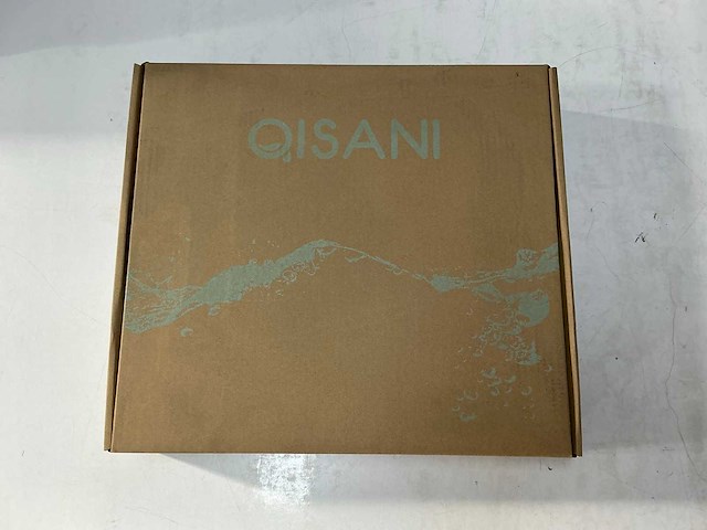 Qisani - flow - hoofddouche met wandarm - zwart 30 cm - afbeelding 1 van  1