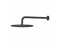 Qisani - flow - hoofddouche met wandarm - zwart 30 cm - afbeelding 1 van  4