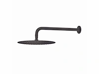 Qisani - flow - hoofddouche met wandarm - zwart 30 cm