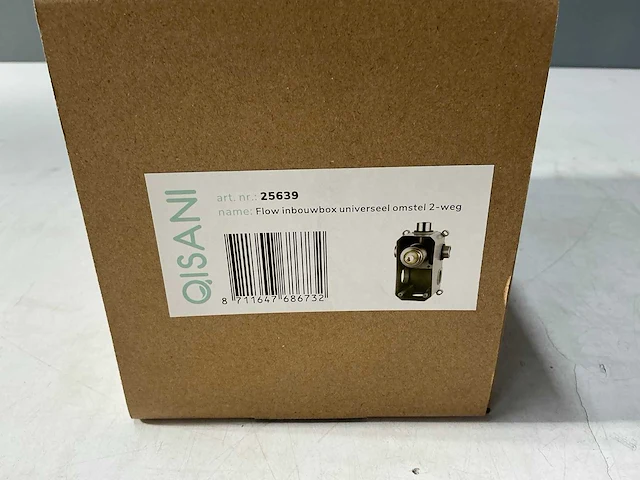Qisani - flow - inbouwbox universeel omstel 2-weg - afbeelding 3 van  4