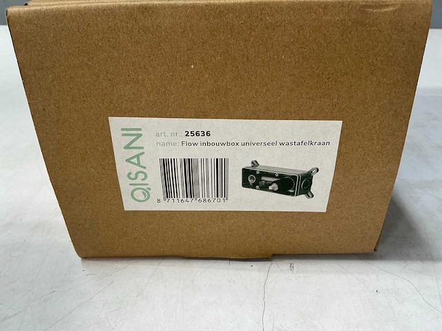 Qisani - flow - inbouwbox universeel voor wastafelkraan - afbeelding 3 van  4