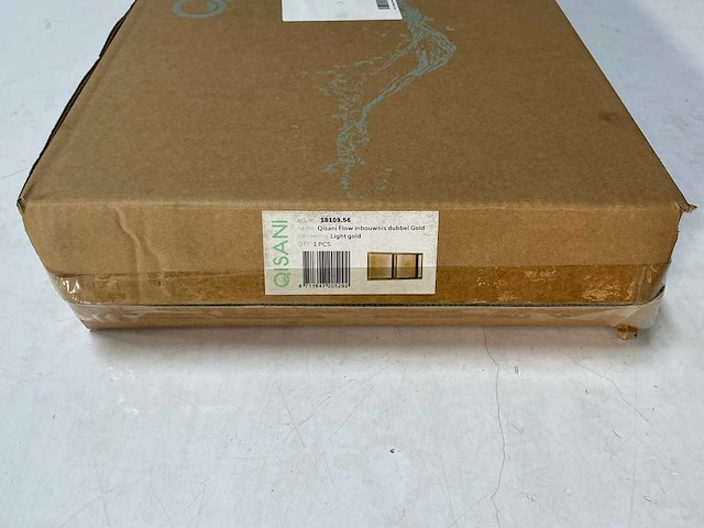 Qisani - flow - inbouwnis dubbel - gold 61 x 30,5 cm - afbeelding 3 van  4