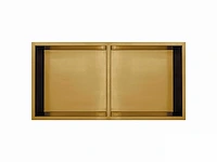 Qisani - flow - inbouwnis dubbel - gold 61 x 30,5 cm