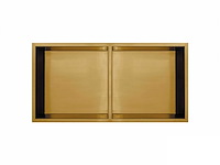 Qisani - flow - inbouwnis dubbel - gold - afbeelding 1 van  2