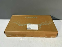 Qisani - flow - inbouwnis dubbel - gun metal 61 x 30,5 cm - afbeelding 4 van  4