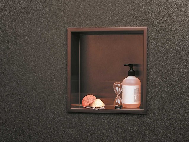 Qisani - flow - inbouwnis enkel - copper - afbeelding 2 van  4