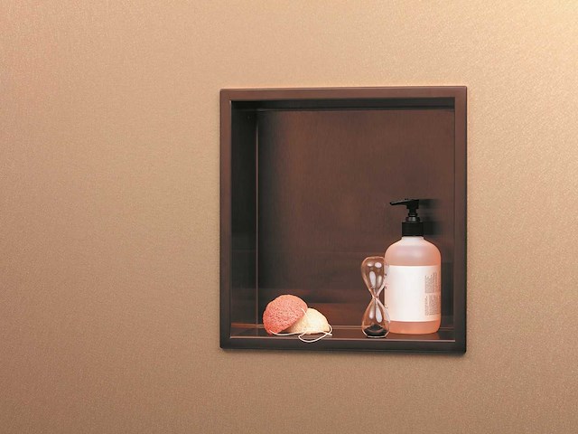 Qisani - flow - inbouwnis enkel - copper - afbeelding 3 van  4