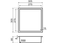 Qisani - flow - inbouwnis enkel - copper - afbeelding 4 van  4