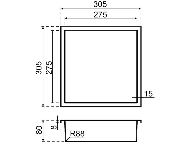 Qisani - flow - inbouwnis enkel - gun metal - afbeelding 2 van  2