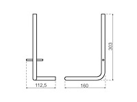 Qisani - flow - reserverolhouder - gun metal - afbeelding 2 van  4