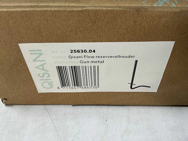 Qisani - flow - reserverolhouder - gun metal - afbeelding 3 van  4