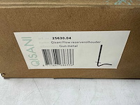 Qisani - flow - reserverolhouder - gun metal - afbeelding 3 van  4