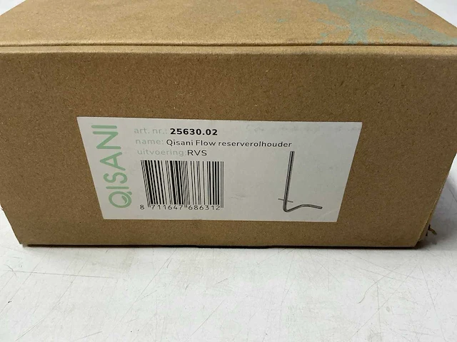 Qisani - flow - reserverolhouder - rvs - afbeelding 3 van  4