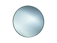 Qisani - flow - spiegel met ring - gun metal 75 cm - afbeelding 1 van  4