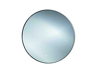 Qisani - flow - spiegel met ring rvs 75 cm - afbeelding 1 van  4