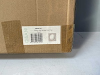 Qisani - flow - spiegel met ring zwart 75 cm - afbeelding 3 van  4