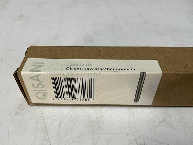 Qisani - flow - staafhanddouche - gun metal - afbeelding 2 van  3