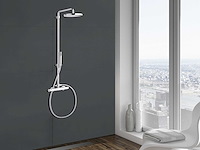 Qisani - flow - thermostatisch douchesysteem - rvs - afbeelding 1 van  2