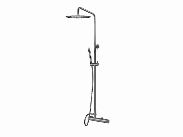 Qisani - flow - thermostatisch douchesysteem - rvs - afbeelding 1 van  5