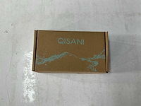 Qisani - flow - thermostatische inbouwkraan 2-weg ovaal afbouwdeel - light gold - afbeelding 3 van  5