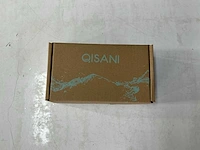 Qisani - flow - thermostatische inbouwkraan 2-weg ovaal afbouwdeel - light gold - afbeelding 5 van  5