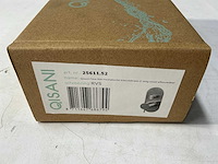 Qisani - flow - thermostatische inbouwkraan 2-weg ovaal afbouwdeel - rvs - afbeelding 4 van  5