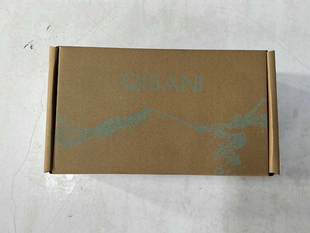 Qisani - flow - thermostatische inbouwkraan 2-weg ovaal afbouwdeel - zwart - afbeelding 2 van  5