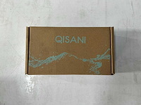 Qisani - flow - thermostatische inbouwkraan 2-weg vierkant afbouwdeel - light gold - afbeelding 5 van  5