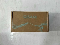 Qisani - flow - thermostatische inbouwkraan 2-weg vierkant afbouwdeel - light gold - afbeelding 5 van  5