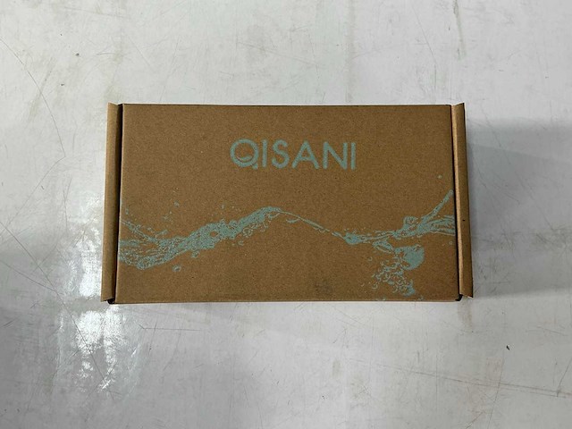Qisani - flow - thermostatische inbouwkraan 2-weg vierkant afbouwdeel - zwart - afbeelding 5 van  5
