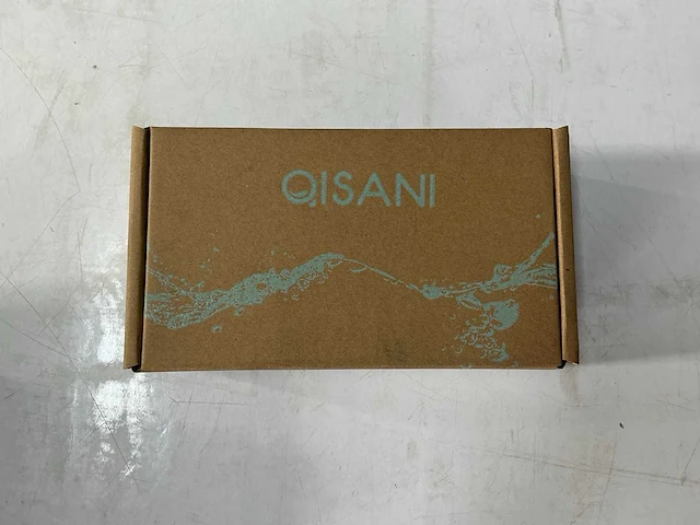 Qisani - flow - thermostatische inbouwkraan 2-weg vierkant afbouwdeel - zwart - afbeelding 5 van  5