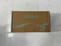 Qisani - flow - thermostatische inbouwkraan 2-weg vierkant afbouwdeel - zwart - afbeelding 2 van  5