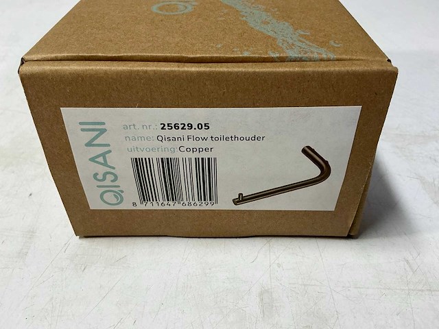 Qisani - flow - toiletrolhouder - copper - afbeelding 3 van  4