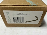 Qisani - flow - toiletrolhouder - gold - afbeelding 3 van  4