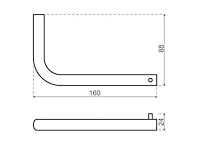 Qisani - flow - toiletrolhouder - rvs - afbeelding 2 van  2