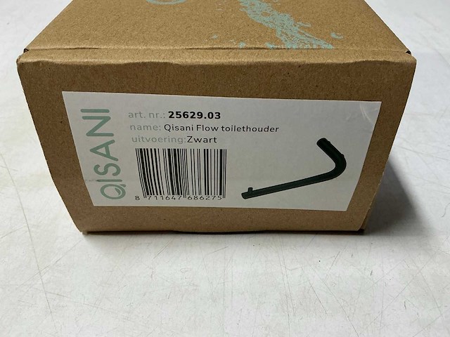 Qisani - flow - toiletrolhouder - zwart - afbeelding 4 van  4