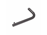 Qisani - flow - toiletrolhouder gun metal - afbeelding 1 van  1