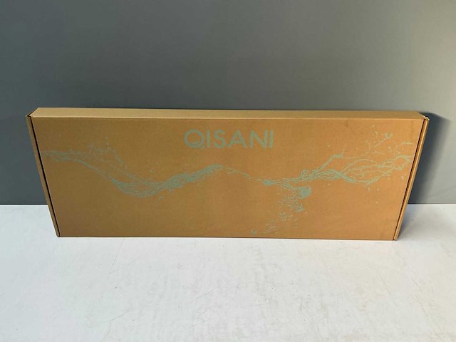 Qisani - flow - vrijstaande badkraan - zwart gecoat - afbeelding 3 van  3