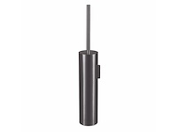 Qisani - flow - wandtoiletborstel met houder - gun metal - afbeelding 1 van  4