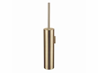 Qisani - flow - wandtoiletborstel met houder - light gold