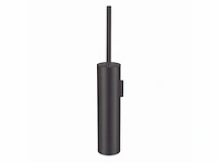 Qisani - flow - wandtoiletborstel met houder - zwart