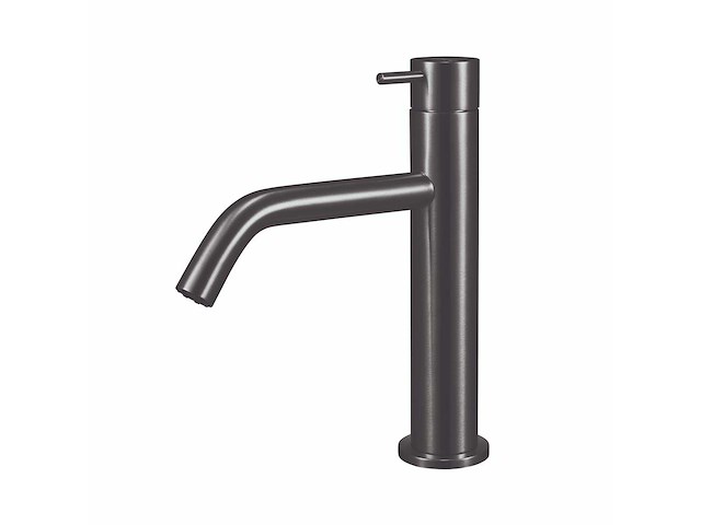 Qisani - flow - wastafelkraan - gun metal 21 cm - afbeelding 1 van  4