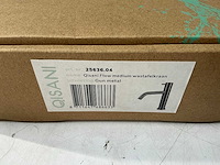 Qisani - flow - wastafelkraan - gun metal 21 cm - afbeelding 3 van  4