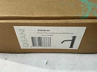 Qisani - flow - wastafelkraan - gun metal 21 cm - afbeelding 3 van  4