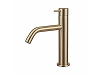 Qisani - flow - wastafelkraan - light gold 21 cm - afbeelding 1 van  4