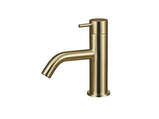 Qisani - flow - wastafelkraan - light gold - afbeelding 1 van  4