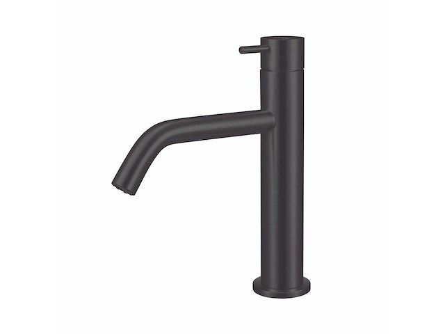 Qisani - flow - wastafelkraan - zwart 21 cm - afbeelding 1 van  4
