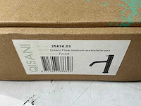 Qisani - flow - wastafelkraan - zwart 21 cm - afbeelding 3 van  4
