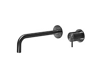 Qisani - flow - wastafelkraan uitloop afbouwdeel - gun metal 21 cm