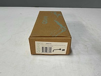 Qisani - flow - wastafelkraan uitloop afbouwdeel - gun metal 21 cm - afbeelding 1 van  4